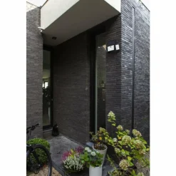 Luminaires Lutec Applique murale d'extérieur Lutec TUDA LED Noir, 1 lumière, Détecteur de mouvement