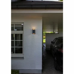 Luminaires Lutec Applique murale d'extérieur Lutec RIDGE Anthracite, 2 lumières