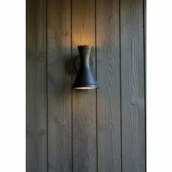 Luminaires Lutec Applique murale d'extérieur Lutec BRUND Noir, 2 lumières