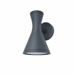 Luminaires Lutec Applique murale d'extérieur Lutec BRUND Noir, 2 lumières