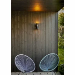 Luminaires Lutec Applique murale d'extérieur Lutec BRUND Noir, 2 lumières