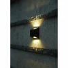 Luminaires Lutec Applique murale d'extérieur Lutec DODD LED Noir, 2 lumières