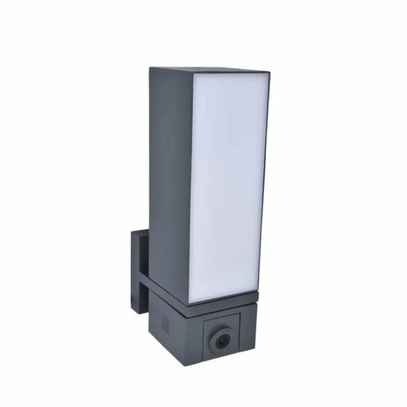 Luminaires Lutec Applique murale d'extérieur Lutec CUBA LED Anthracite, 1 lumière, Détecteur de mouvement