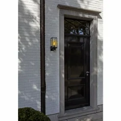 Luminaires Lutec Applique murale d'extérieur Lutec FLAIR Noir, 1 lumière, Détecteur de mouvement