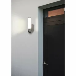 Luminaires Lutec Applique murale d'extérieur Lutec ELARA LED Acier inoxydable, 1 lumière, Détecteur de mouvement