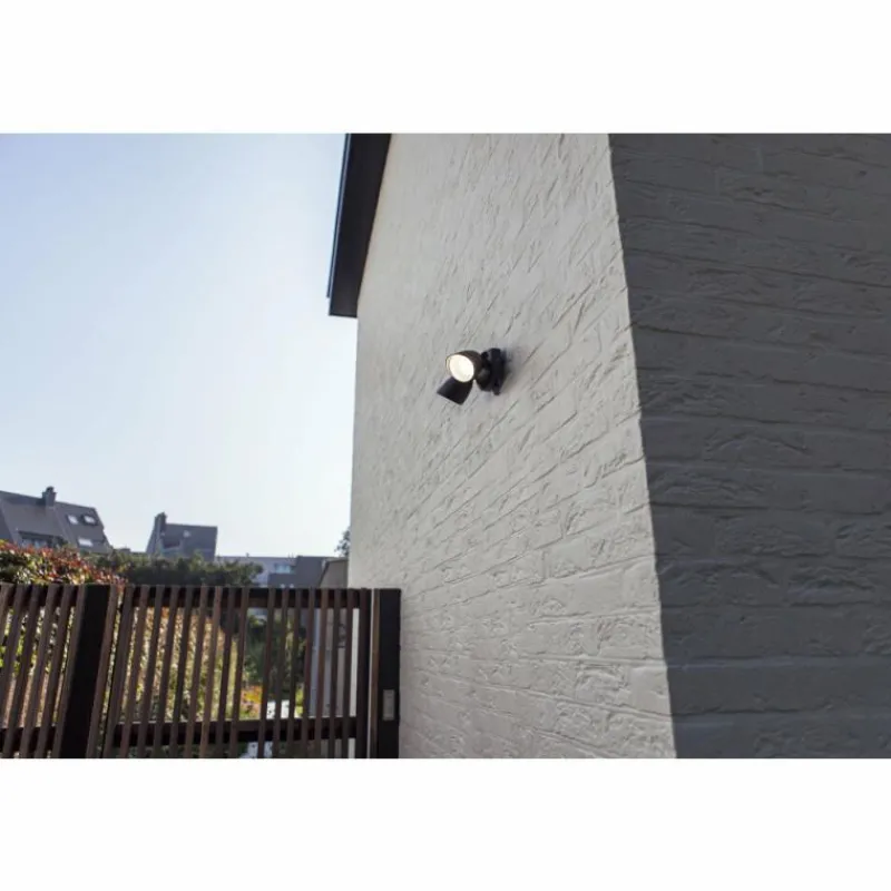 Luminaires Lutec Applique murale d'extérieur Lutec SHRIMP LED Noir, 1 lumière