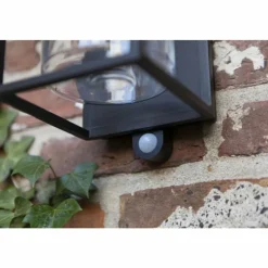 Luminaires Lutec Applique murale d'extérieur Lutec FLAIR Noir, 1 lumière, Détecteur de mouvement