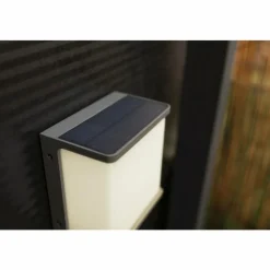 Luminaires Lutec Applique murale d'extérieur Lutec DOBLO LED Anthracite, 1 lumière, Détecteur de mouvement