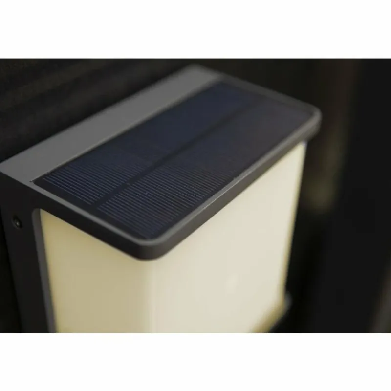 Luminaires Lutec Applique murale d'extérieur Lutec DOBLO LED Anthracite, 1 lumière, Détecteur de mouvement