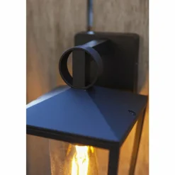 Luminaires Lutec Applique murale d'extérieur Lutec WEST Noir, 1 lumière