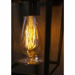 Luminaires Lutec Applique murale d'extérieur Lutec WEST Noir, 1 lumière