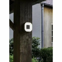 Luminaires Lutec Applique murale d'extérieur Feldsted LED Argenté, 1 lumière