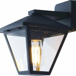 Lampes Vintages & Rétros-Luminaires Lutec Applique murale d'extérieur Malmberget Anthracite, 1 lumière