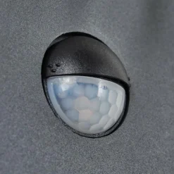 Lampes Vintages & Rétros-hofstein Applique murale d'extérieur Foothills Anthracite, 1 lumière, Détecteur de mouvement