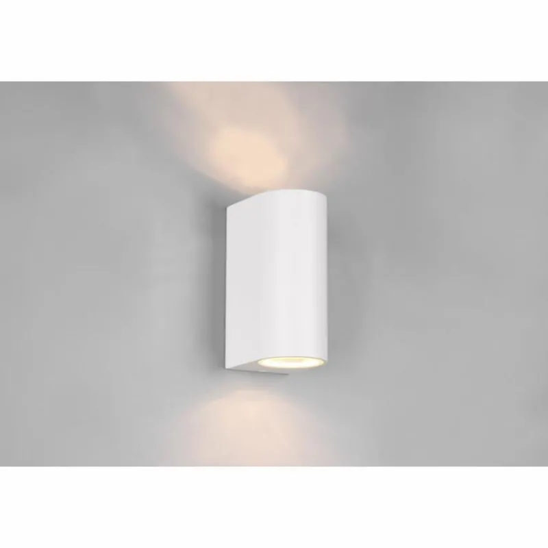 Luminaires Trio Applique murale d'extérieur Trio Roya Blanc, 2 lumières