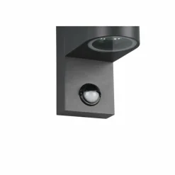 Luminaires Trio Applique murale d'extérieur Trio Roya Anthracite, 1 lumière, Détecteur de mouvement