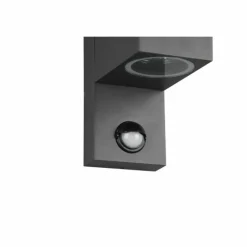 Luminaires Trio Applique murale d'extérieur Trio Roya Anthracite, 1 lumière, Détecteur de mouvement