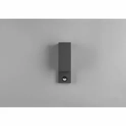 Luminaires Trio Applique murale d'extérieur Trio Roya Anthracite, 2 lumières, Détecteur de mouvement