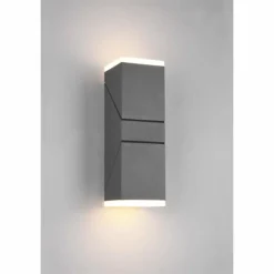 Luminaires Trio Applique murale d'extérieur Trio Avon LED Anthracite, 2 lumières