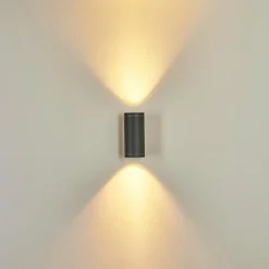 hofstein Applique murale d'extérieur Cebuentos Anthracite, 2 lumières