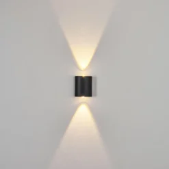 hofstein Applique murale d'extérieur Oiba LED Gris, 1 lumière