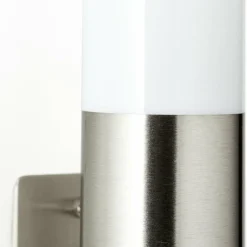 Luminaires Brilliant Applique murale d'extérieur Brilliant Ellary Argenté, 1 lumière