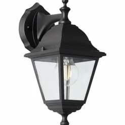 Luminaires Rustiques-Luminaires Brilliant Applique murale d'extérieur Brilliant Nissie Noir, 1 lumière