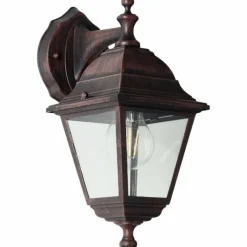 Luminaires Rustiques-Luminaires Brilliant Applique murale d'extérieur Brilliant Nissie Brun, 1 lumière