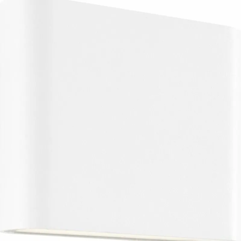 Luminaires Brilliant Applique murale d'extérieur Brilliant Welbie LED Blanc, 1 lumière