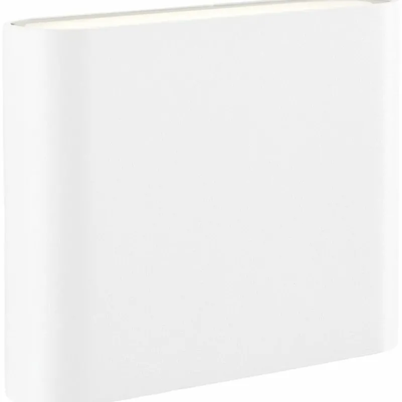Luminaires Brilliant Applique murale d'extérieur Brilliant Welbie LED Blanc, 1 lumière