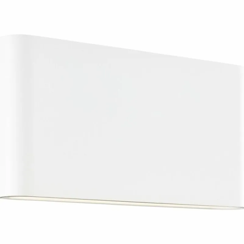 Luminaires Brilliant Applique murale d'extérieur Brilliant Welbie LED Blanc, 1 lumière