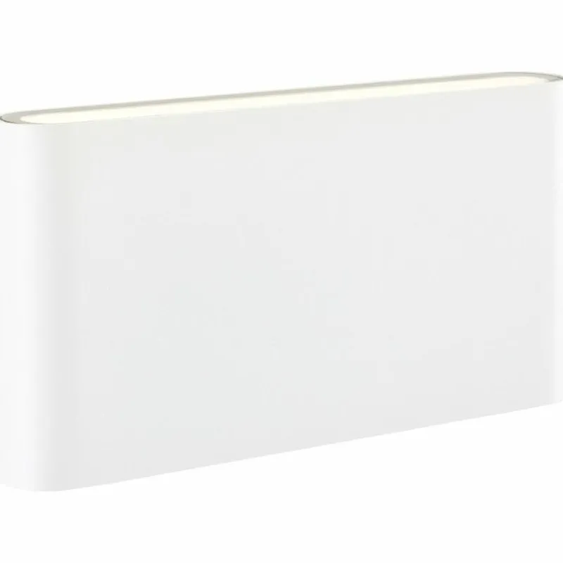 Luminaires Brilliant Applique murale d'extérieur Brilliant Welbie LED Blanc, 1 lumière