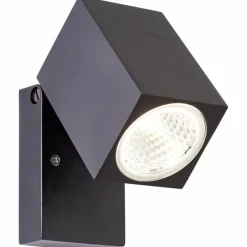 Luminaires Brilliant Applique murale d'extérieur Brilliant Burk LED Noir, 1 lumière
