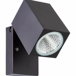 Luminaires Brilliant Applique murale d'extérieur Brilliant Burk LED Noir, 1 lumière