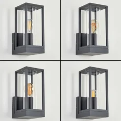 hofstein Applique murale d'extérieur Oiba Anthracite, 1 lumière