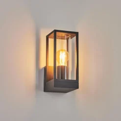 hofstein Applique murale d'extérieur Oiba Anthracite, 1 lumière