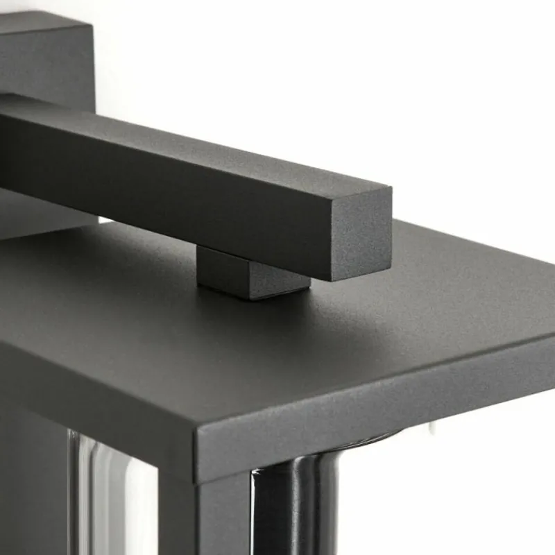 hofstein Applique murale d'extérieur Parkkola Anthracite, 1 lumière, Détecteur de mouvement