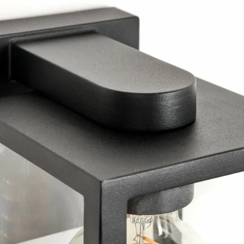 hofstein Applique murale d'extérieur Terioja Noir, 1 lumière