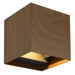 Lampes En Bois-Luminaires Globo Lighting Applique murale d'extérieur Globo VERONIKA LED Couleur bois, 1 lumière