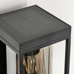 hofstein Applique murale d'extérieur Palanga LED Noir, 1 lumière, Détecteur de mouvement