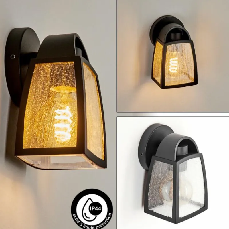 hofstein Applique murale d'extérieur Trosa Noir, 1 lumière