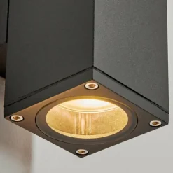 hofstein Applique murale d'extérieur Kastari Anthracite, 2 lumières