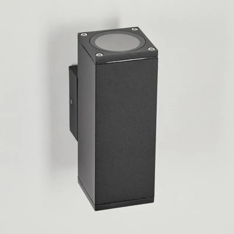 hofstein Applique murale d'extérieur Kastari Anthracite, 2 lumières