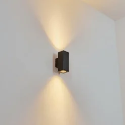 hofstein Applique murale d'extérieur Kastari Anthracite, 2 lumières