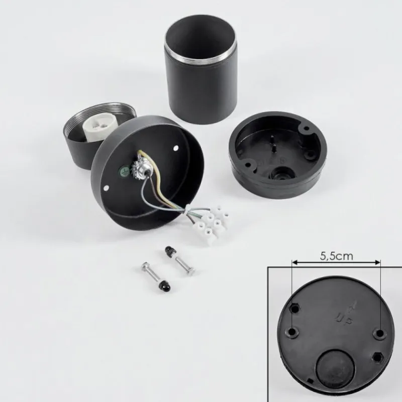 hofstein Applique murale d'extérieur Corneda Noir, 1 lumière