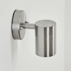 hofstein Applique murale d'extérieur Corneda Acier inoxydable, 1 lumière