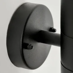 hofstein Applique murale d'extérieur Koila Noir, 2 lumières