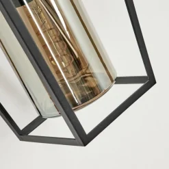 hofstein Applique murale d'extérieur Heinonen Noir, 1 lumière