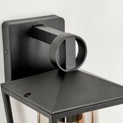 hofstein Applique murale d'extérieur Heinonen Noir, 1 lumière