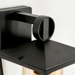 hofstein Applique murale d'extérieur Heinonen Noir, 1 lumière